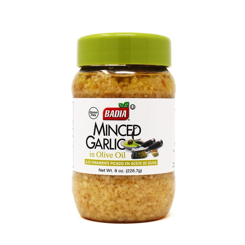 Minced Garlic in Olive Oil - 8oz Jar, Pack of 12 - Flavorful Cooking Essential gallery