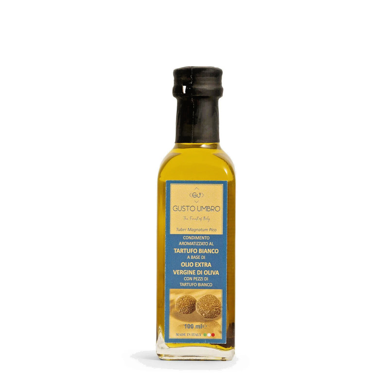 White Truffle Condiment with Truffle Slices 100ml Italian Flavored