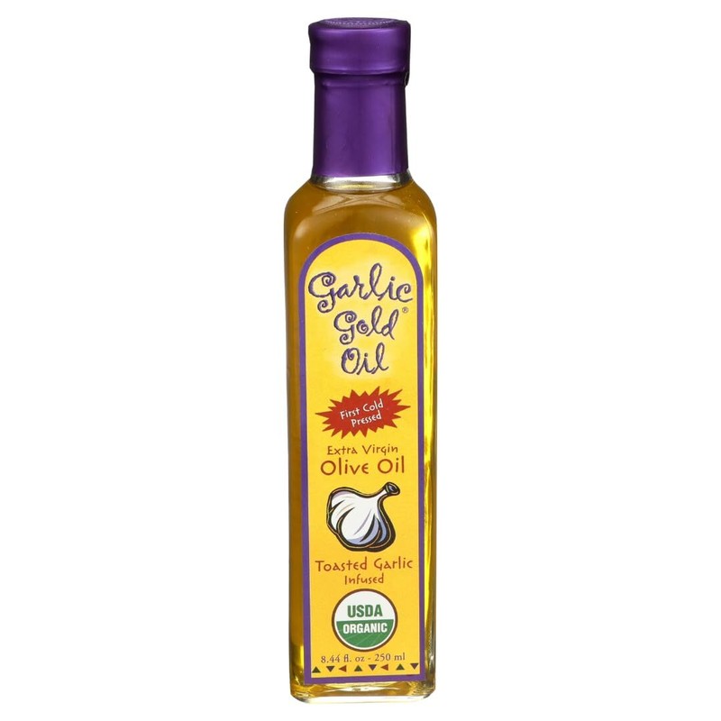Garlic Gold Organic Garlic Infused Extra Virgin Olive Oil 8.44 Fl Oz