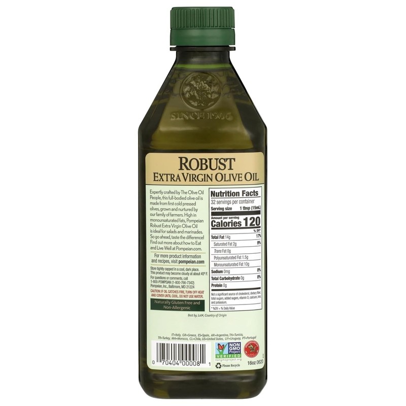 Farmer Crafted Extra Virgin Olive Oil - 16 fl oz - Bold and Flavorful, Non-GMO gallery