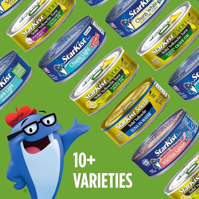 Solid Yellowfin Tuna in Extra Virgin Olive Oil - 4.5 oz Can, Pack of 12-USA gallery