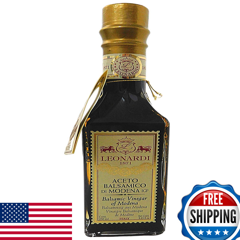 Leonardi Gold Seal Balsamic Vinegar Of Modena 8.45 Oz