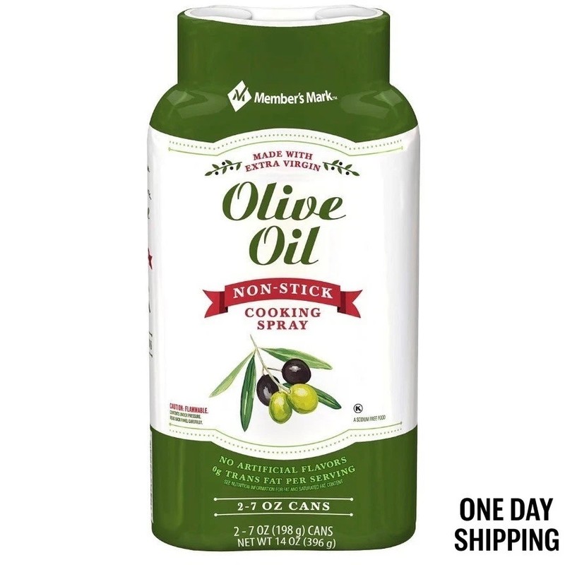 Member’s Mark Olive Oil Cooking Spray 7oz 2 Pack Non Stick Spray