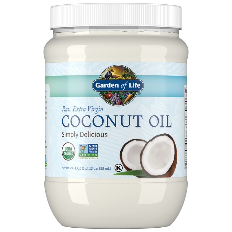 Organic Extra Virgin Coconut Oil - Raw Unrefined Cold Pressed, 57 Servings for H gallery
