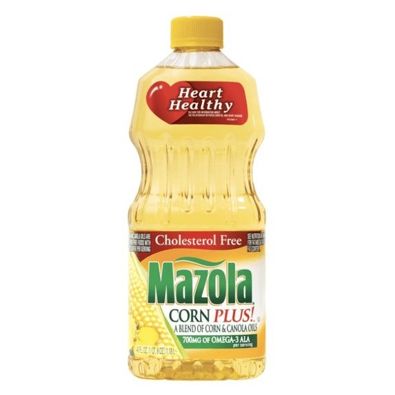 Mazola Corn Oil Plus 40 fl oz Multi Purpose Cooking Oil for Frying Baking