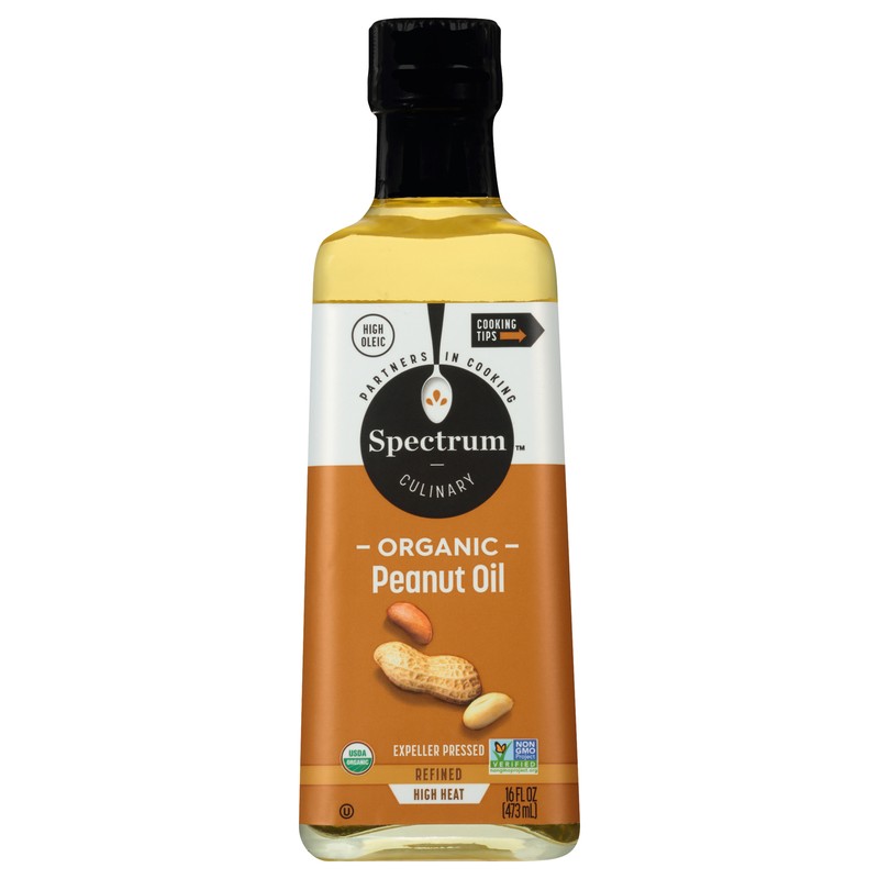 Spectrum Naturals Oil Peanut High Heat 16 fl. oz (Pack of 6)