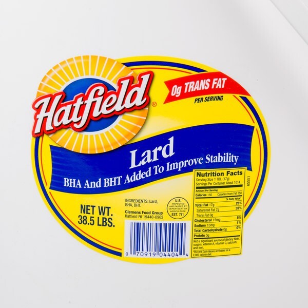 Bucket Lard Bulk Ingredient Cooking Baking Food Pork No Trans Fat 5 Gallon gallery