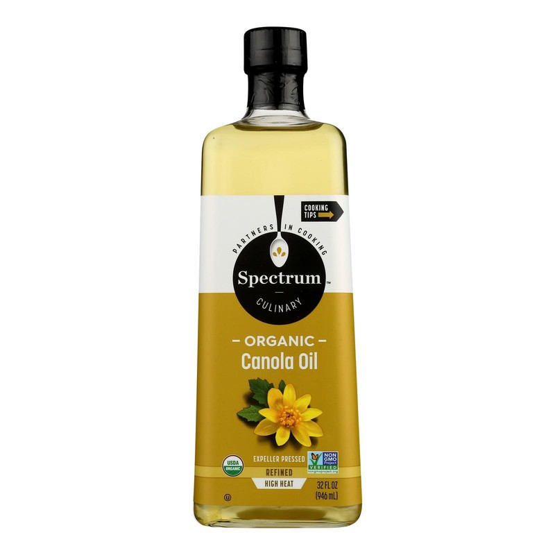 Spectrum Naturals Oil Canola Refined Organic 32fl oz (Pack of 3)
