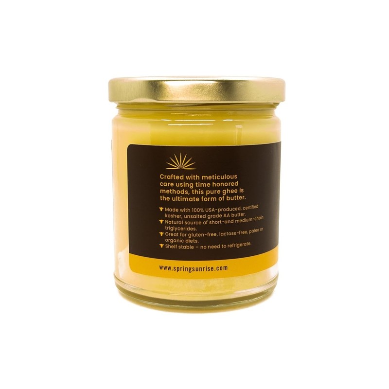 Luxurious Classic Ghee - 9 oz Clarified Butter, rBST Free, for Cooking & Baking gallery