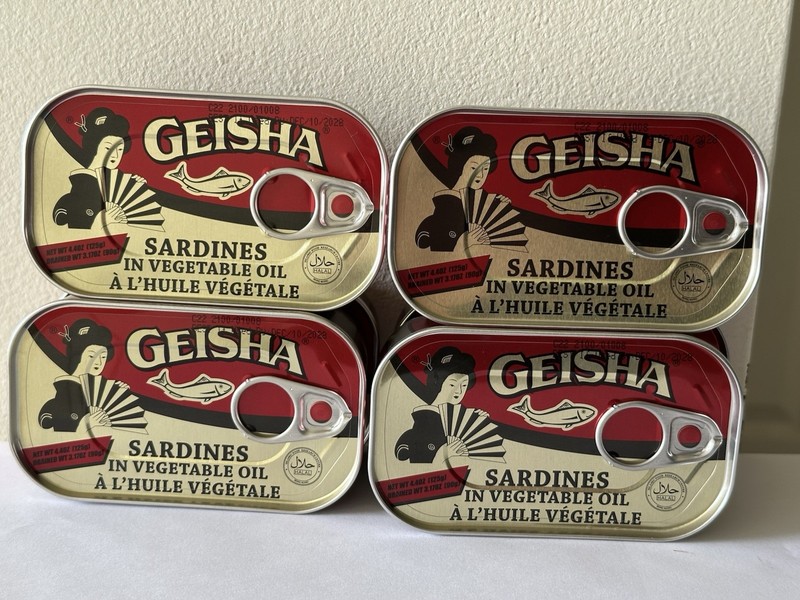 Geisha/Sardine In Vegetable Oil
