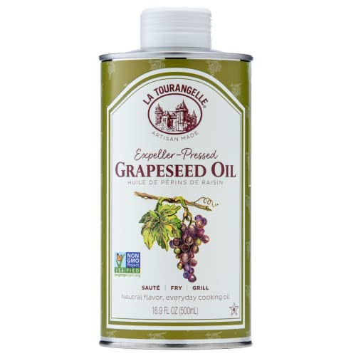 La Tourangelle Grapeseed Oil 16.9 Fl Oz Natural Non GMO Versatile Cooking Oil