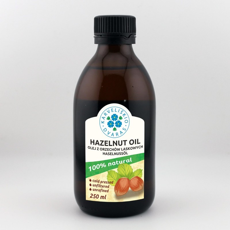 Cold-Pressed Hazelnut Oil 250ml – Rich in Vitamin E & Antioxidants