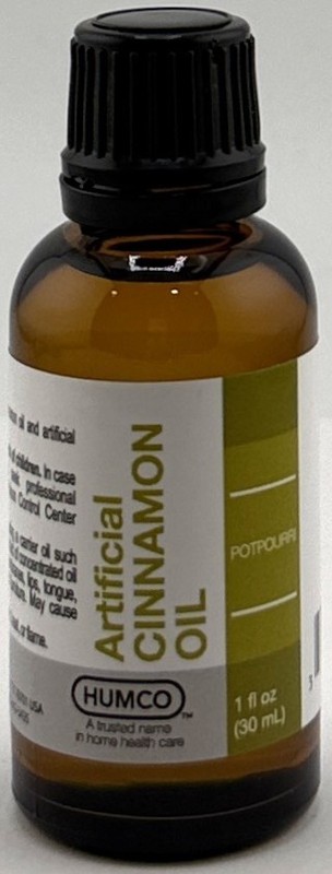 Humco-HU1931 Cinnamon Oil, 1oz. Food Grade. Commonly used in Food Flavoring. Art