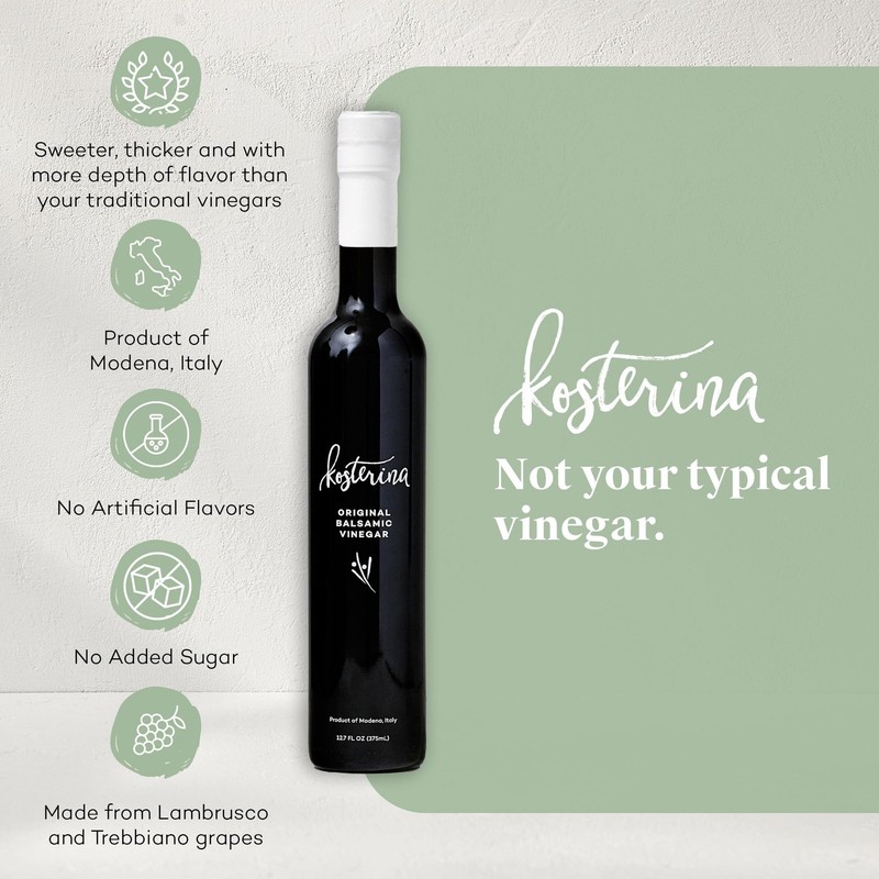 Kosterina Extra Virgin Olive Oil & Balsamic Vinegar Gift Set | Greek EVOO + M... gallery