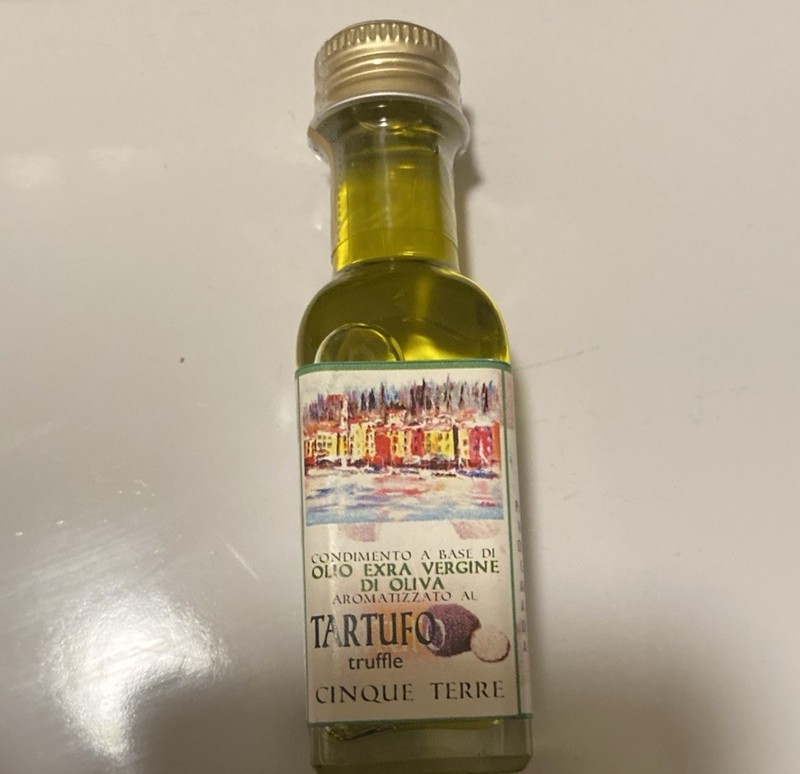 Truffle Infused Extra Virgin Olive Oil 20ml From Cinque Terre, Italy Brand New