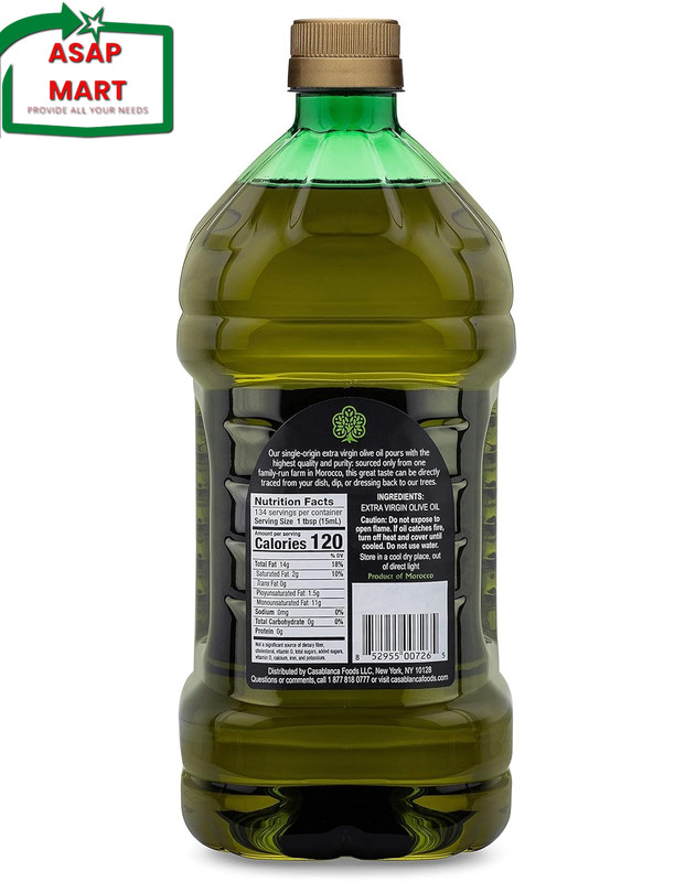Mina Olive Oil Extra Virgin 68 Fl Oz, New Harvest, Polyphenol Rich Olive Oil for gallery