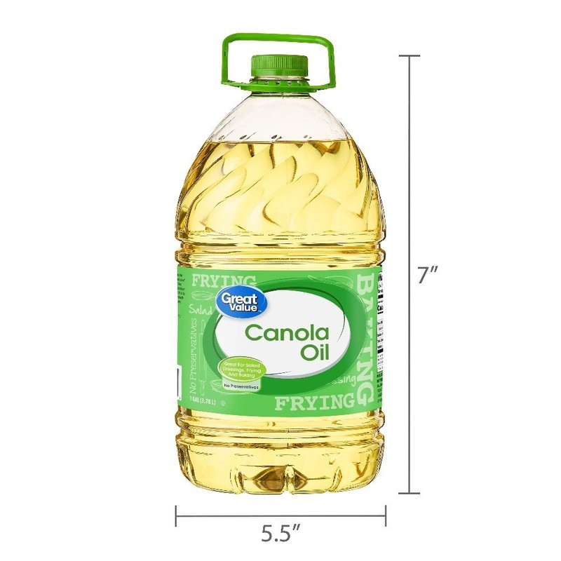 Pure Canola Oil 1 Gallon All Natural Cooking Oil for Baking Frying and Salad gallery