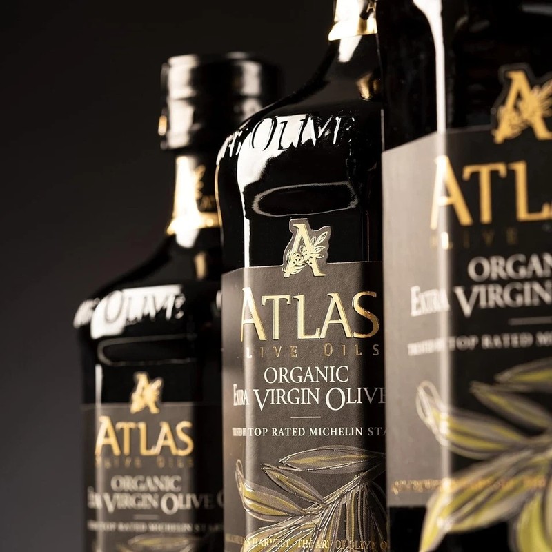 Atlas Organic Cold Pressed Moroccan Extra Virgin Olive Oil, Polyphenol Rich, NEW gallery
