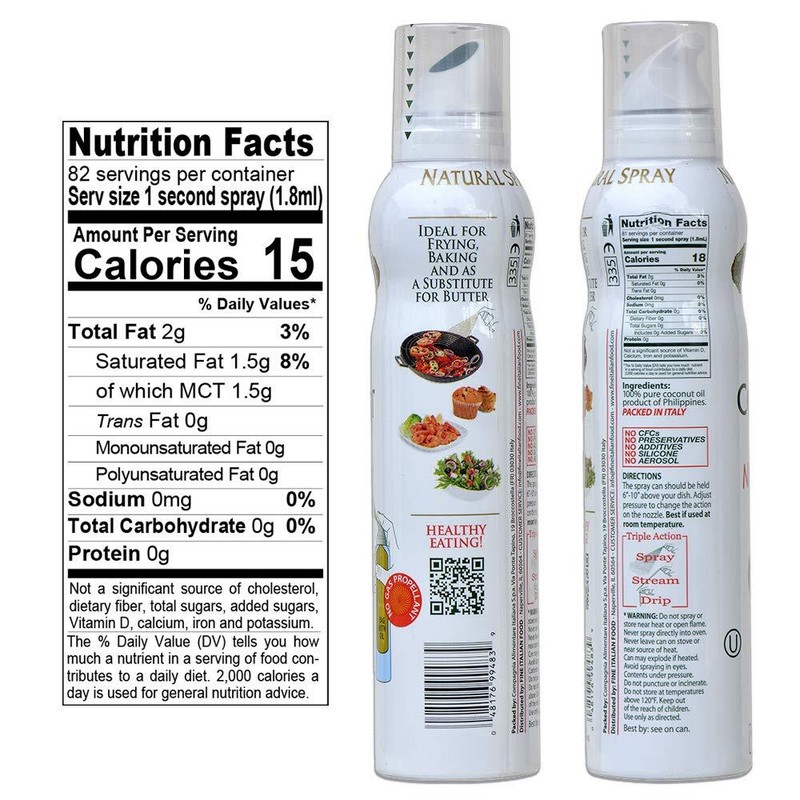 Coconut Oil, 100% Pure Cooking Oil Spray, Perfect For Healthy Keto Snack gallery