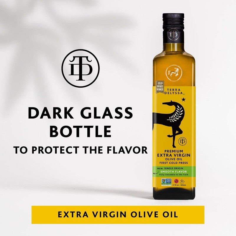 PACK OF 3)Terra Delyssa First Cold Pressed ExtraVirgin Olive Oil, Single Sourced gallery