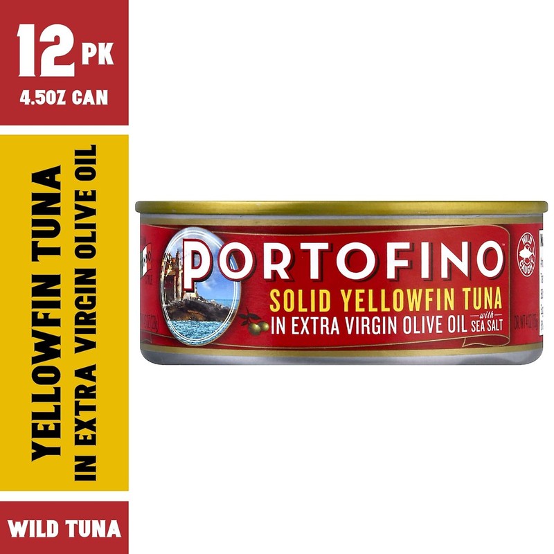 Portofino Solid Yellowfin Tuna in EVOO 4.5oz 12 Pack gallery