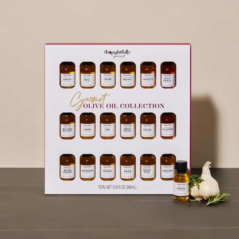 , Olive Oil Sampler Gift Set, Includes Uniquely Flavored Extra Virgin Cold Pr... gallery