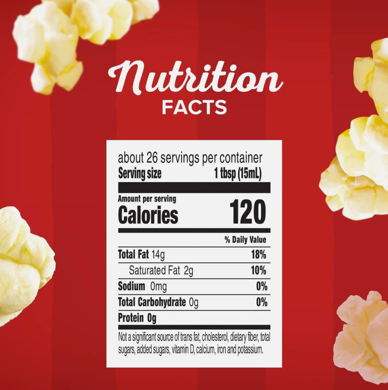 Orville Redenbacher s Movie Theater Butter Flavored Topping Oil, 13 fl oz gallery