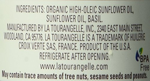 La Tourangelle Basil Infused Oil 8.45 Fl Oz Natural Non GMO Gourmet Cooking gallery
