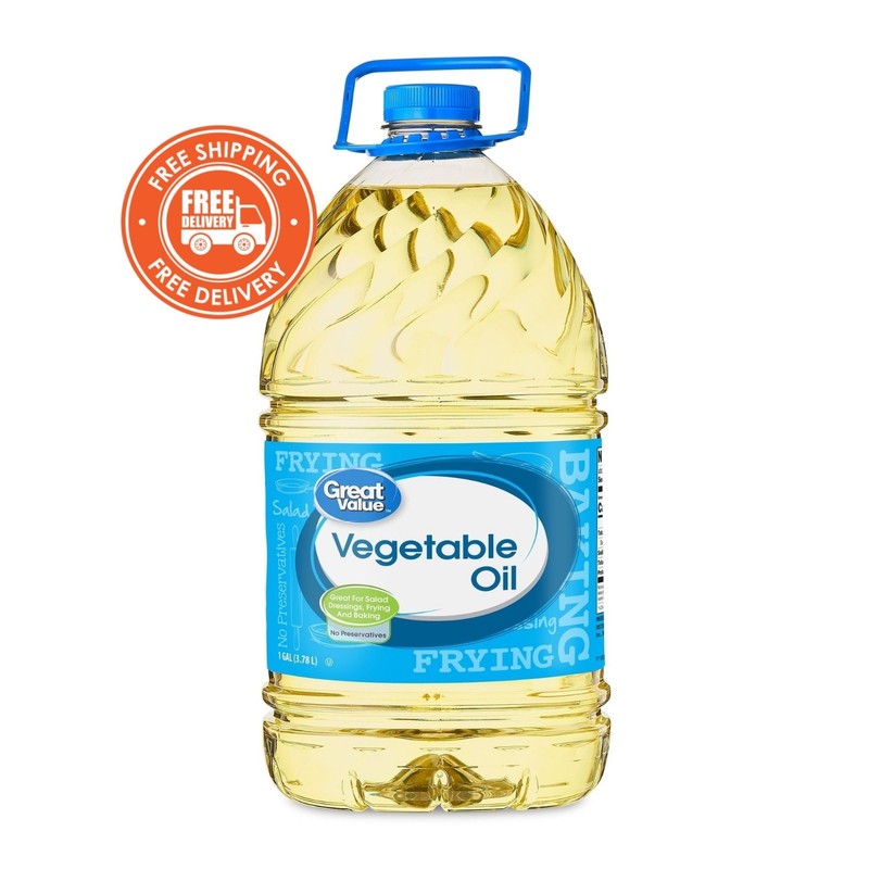 Great Value 1-Gallon Vegetable Oil – Heart-Healthy and Multipurpose