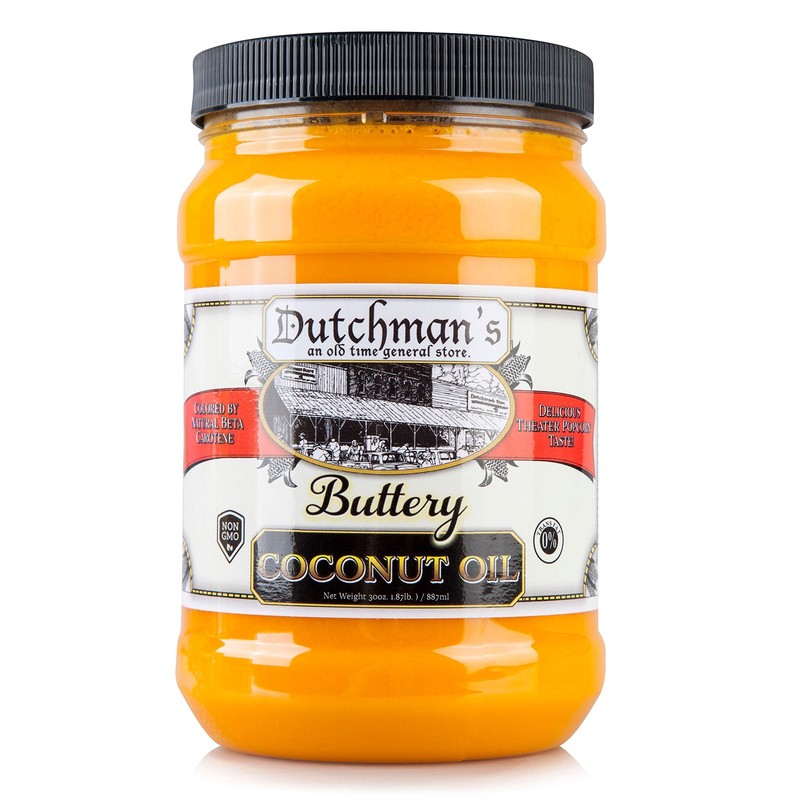 Coconut Oil for Popcorn | Butter Flavor, Vegan, Gluten-Free, 30oz Jar gallery