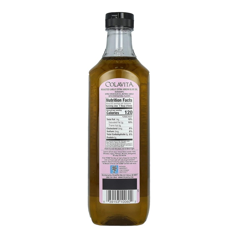 Colavita Roasted Garlic Extra Virgin Olive Oil 32 Fl Oz for Marinades Dressings gallery