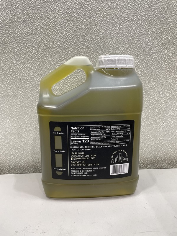 Truffleist Foodservice Truffle Oil 1.09 Gallon Jug EXP09/2027 gallery