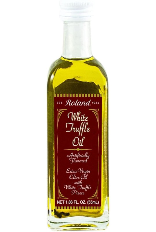 Roland White Truffle Oil Extra Virgin Olive Oil + White Truffle Pieces 1.86 oz