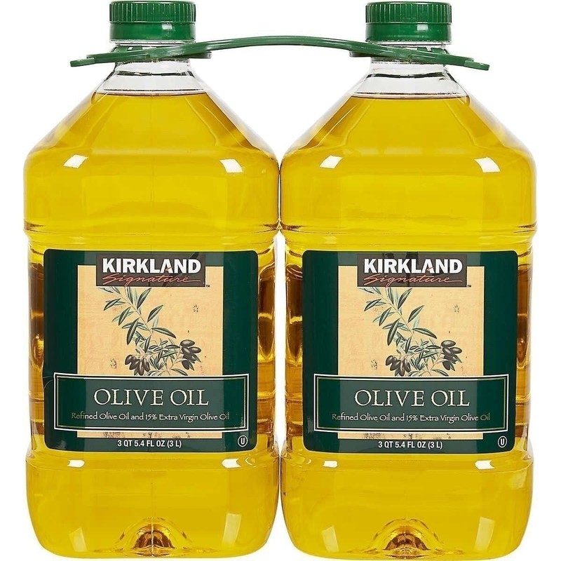 (2 Pack) Kirkland Signature Pure Olive Oil 3 Liter