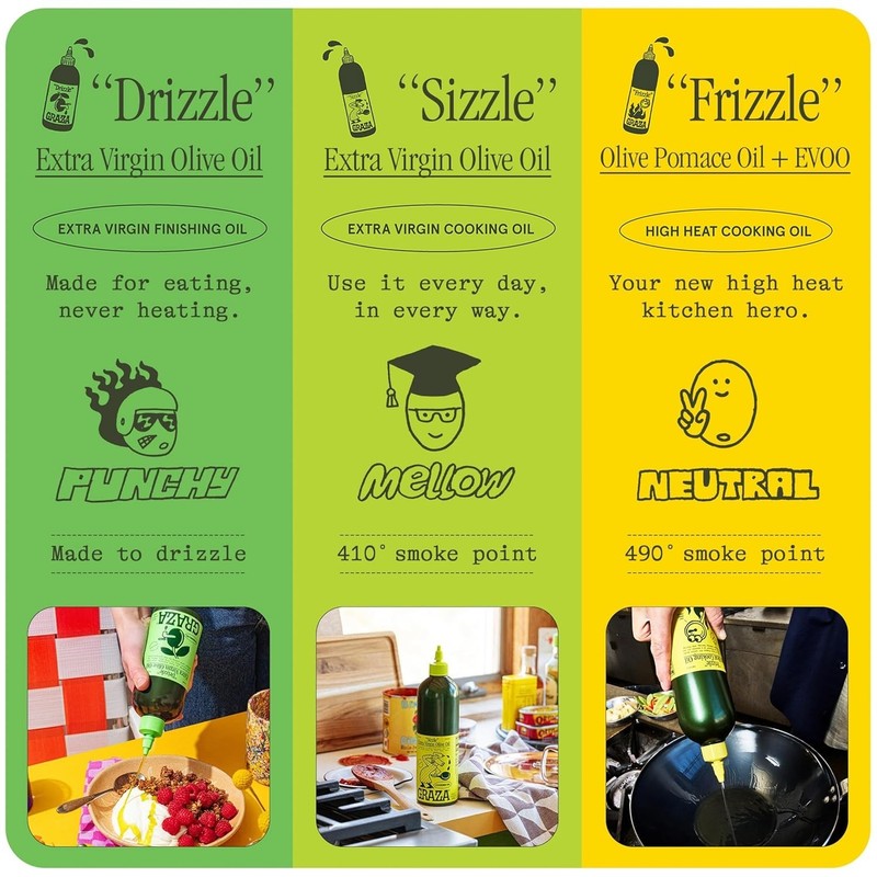 Sizzle Extra Virgin Olive Oil - 750ml Single Origin, Mellow Flavor Oil gallery