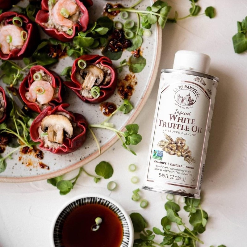 La Tourangelle Infused Trio of Oils - Basil Oil Garlic Oil White Truffle OilC... gallery