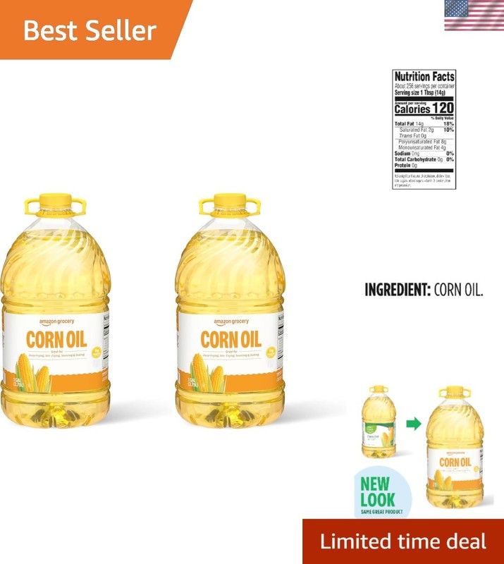 Versatile Corn Oil – 256 Fl Oz Total, Perfect for Cooking & Flavor Enhancement