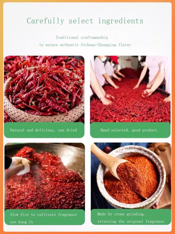 Small Chili Oil,14.8 Ounces/420g Sichuan Chili Crisp Spicy,Umami Crunchy Chil... gallery