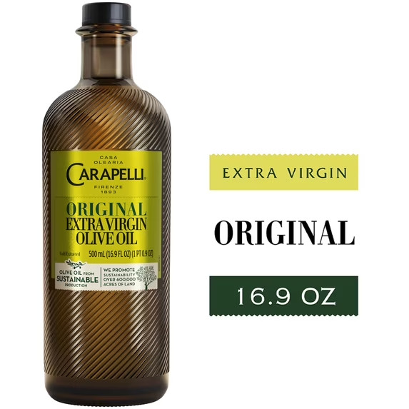 Carapelli Original Extra Virgin Olive Oil, Cold Extracted, Contains Polyphenols