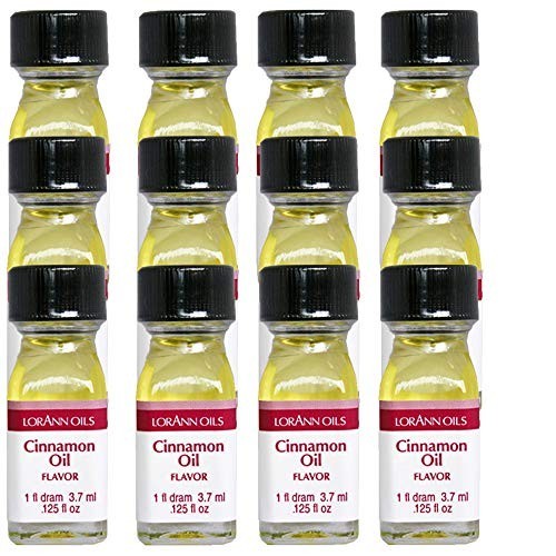 Cinnamon Flavoring Oil - 1 Dram Bottle (0.0125 fl oz) - 12 Pack for Baking & Coo gallery