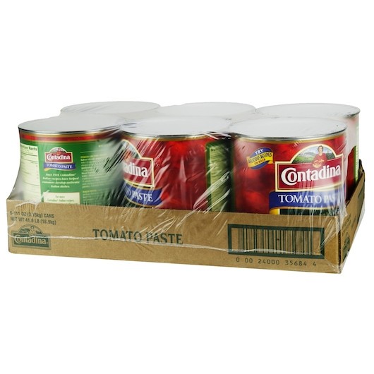 Contadina Tomato Paste 111 oz #10 Cans 6 Case Pack, Roma Califonia Tomatoes gallery