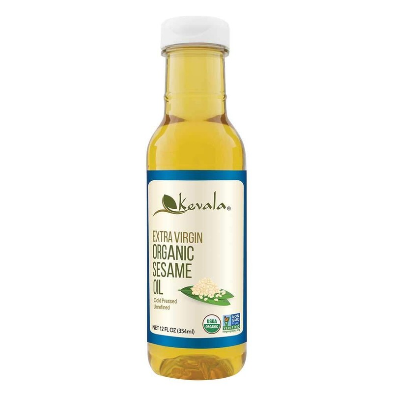 Organic Extra Virgin Sesame Oil 12Oz (Bpa-free Plastic Bottle)