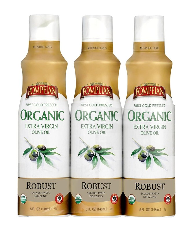 Usda Organic Extra Virgin Olive Oil Non-stick Cooking Spray, Full-bodie