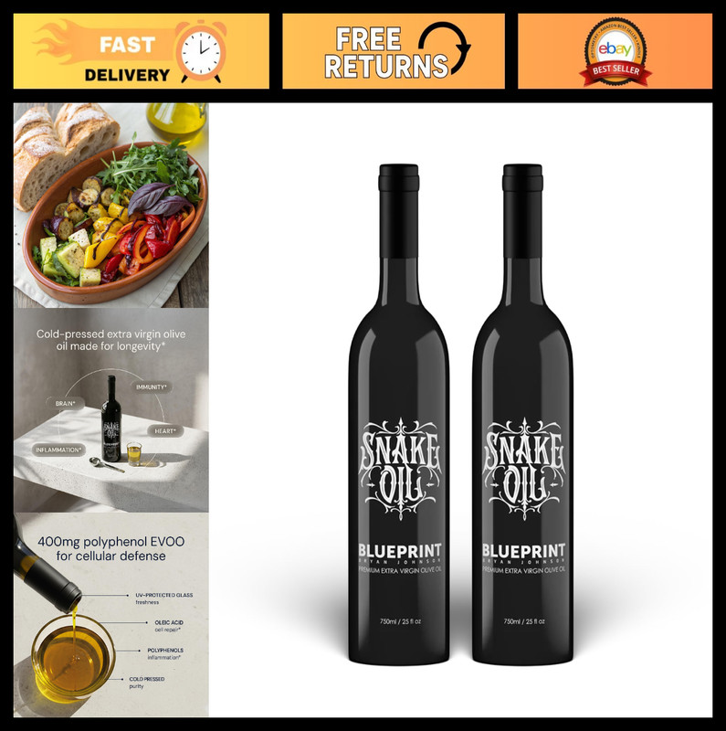 High Polyphenol Extra Virgin Olive Oil – Early Harvest, First Cold Press – 2 Pac