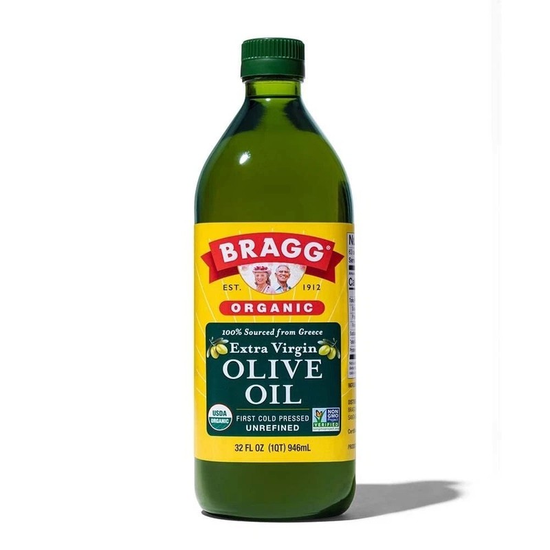 Bragg Organic Extra Virgin Olive Oil 32 Fl Oz Gourmet Heart Healthy EVOO