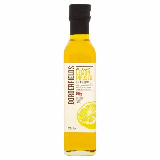 Borderfields Cold Pressed Rapeseed Oil Lemon Infusion – 250ml (8.45fl oz)