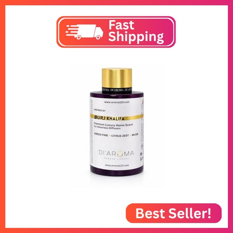 Di’Aroma Luxury Burj Khalifa Resort Collection Fragrance Oil, Diffuser Oil for W