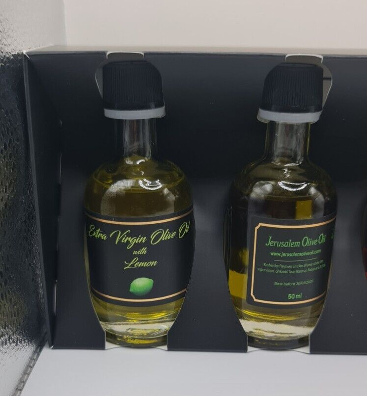 Virgin Organic Fresh Premium Olive Oil Holy Land Jerusalem Olive Trees, Set of 5 gallery