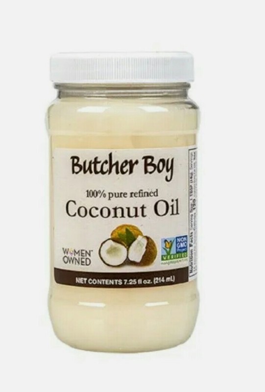 Butcher Boy Coconut Oil 100% Pure Refined Non-GMO Non-Hydrogenated