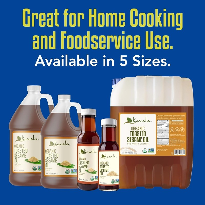 Kosher Toasted Sesame Oil - Essential Kitchen Pantry Oil gallery